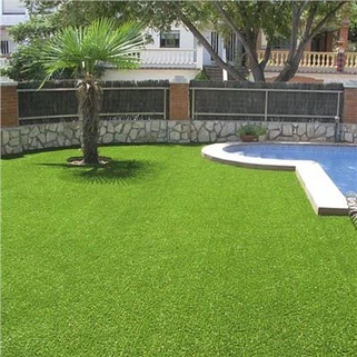 UV izturīgs augsta blīvuma 20MM 30MM 40MM 40MM ainavu zaļš mākslīgās zāles pagalma dārza apdare